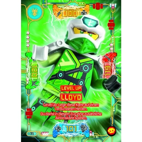 NINJAGO Trading Card Game (German) Series 5 (Next Level) - # 71 Level Up Lloyd