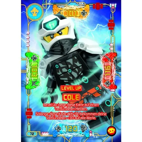 NINJAGO Trading Card Game (German) Series 5 (Next Level) - # 72 Level Up Cole
