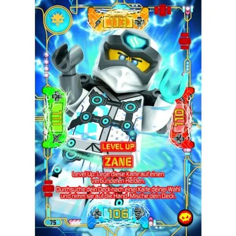 NINJAGO Trading Card Game (German) Series 5 (Next Level) - # 75 Level Up Zane