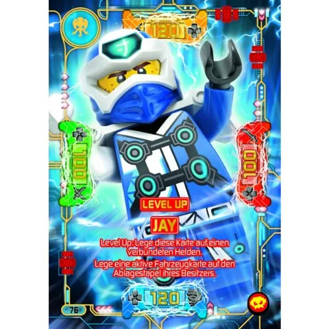 NINJAGO Trading Card Game (German) Series 5 (Next Level) - # 76 Level Up Jay