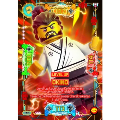 NINJAGO Trading Card Game (German) Series 5 (Next Level) - # 77 Level Up Okino