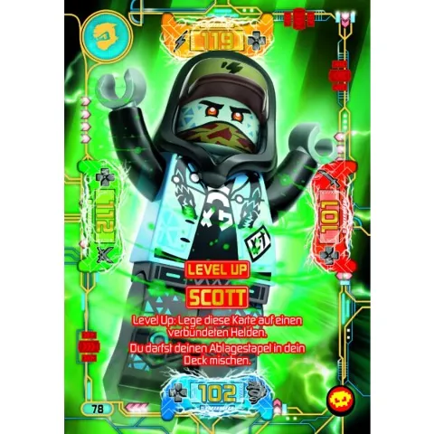 NINJAGO Trading Card Game (German) Series 5 (Next Level) - # 78 Level Up Scott