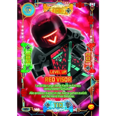 NINJAGO Trading Card Game (German) Series 5 (Next Level) - # 85 Level Up Red Visor