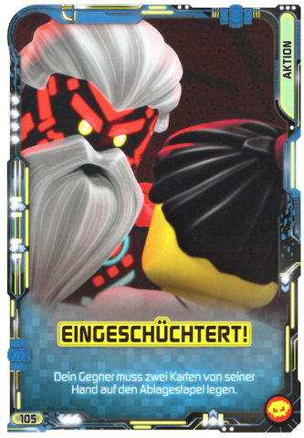 NINJAGO Trading Card Game (German) Series 5 (Next Level) - # 105 Eingeschüchtert!