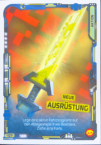 NINJAGO Trading Card Game (German) Series 5 (Next Level) - # 107 Neue Ausrüstung