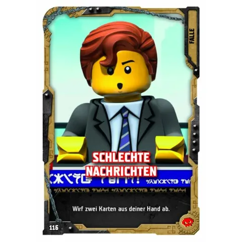 NINJAGO Trading Card Game (German) Series 5 (Next Level) - # 116 Schlechte Nachrichten