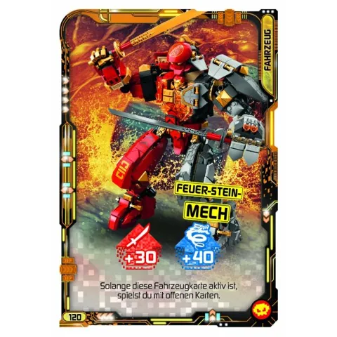 NINJAGO Trading Card Game (German) Series 5 (Next Level) - # 120 Freuer-Stein-Mech