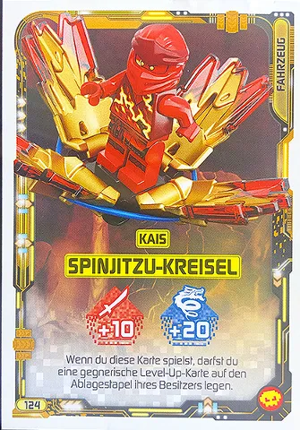 NINJAGO Trading Card Game (German) Series 5 (Next Level) - # 124 Kais Spinjitzu-Kreisel