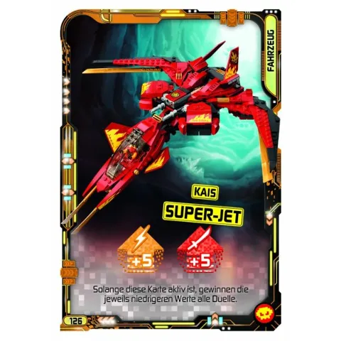 NINJAGO Trading Card Game (German) Series 5 (Next Level) - # 126 Kais Super-Jet