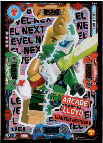 NINJAGO Trading Card Game (German) Series 5 (Next Level) - # LE5 Arcade Lloyd Limited Edition