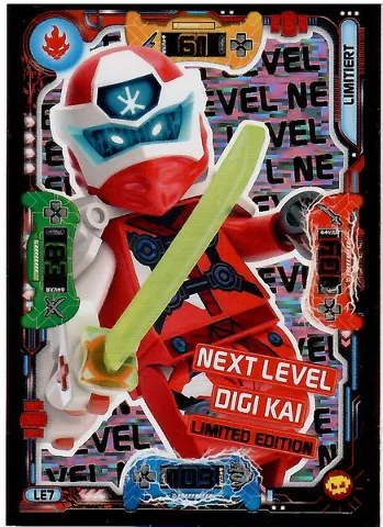 NINJAGO Trading Card Game (German) Series 5 (Next Level) - # LE7 Next Level Digi Kai Limited Edition