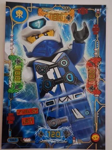 NINJAGO Trading Card Game (German) Series 5 (Next Level) - # XXL1 Level Up Jay (Oversize XXL)