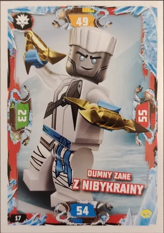 NINJAGO Trading Card Game (Polish) Series 5 (Następny Poziom) - # 17 Dumny Zane z Nibykrainy