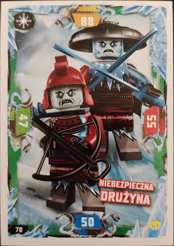 NINJAGO Trading Card Game (Polish) Series 5 (Następny Poziom) - # 70 Niebepieczna Drużyna