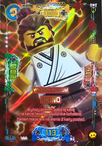 NINJAGO Trading Card Game (Polish) Series 5 (Następny Poziom) - # 77 Wyższy Poziom Okino