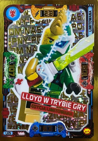 NINJAGO Trading Card Game (Polish) Series 5 (Następny Poziom) - # LE5 Lloyd w trybie gry Edycja Limitowana