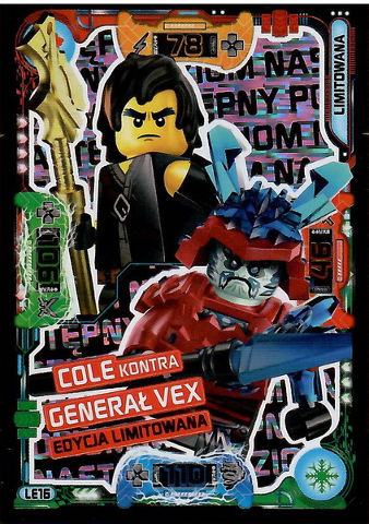 NINJAGO Trading Card Game (Polish) Series 5 (Następny Poziom) - # LE16 Generał Vex Edycja Limitowana