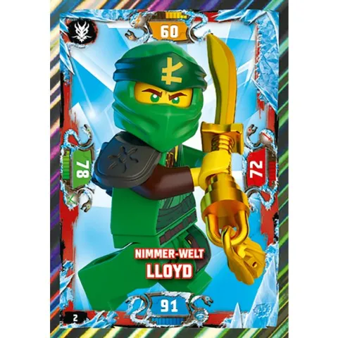 NINJAGO Trading Card Game (German) Series 5 - # 2 Nimmer-Welt Lloyd