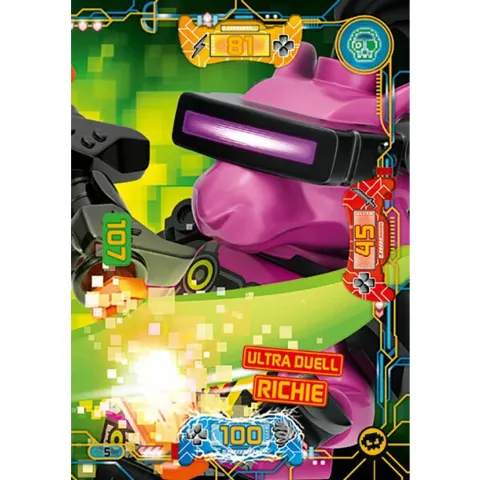 NINJAGO Trading Card Game (German) Series 5 - # 5 Ultra Duell Digi Richie