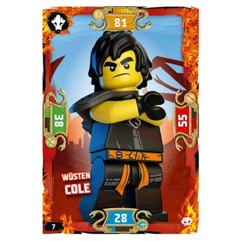 NINJAGO Trading Card Game (German) Series 5 - # 7 Wüsten Cole