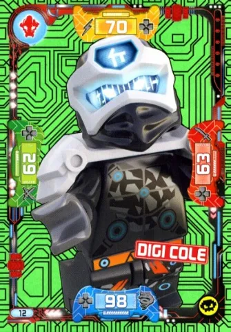 NINJAGO Trading Card Game (German) Series 5 - # 12 Digi Cole