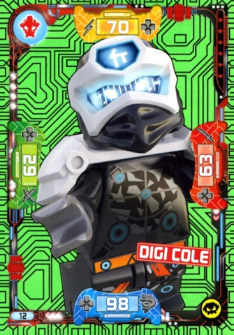 NINJAGO Trading Card Game (German) Series 5 - # 12 Digi Cole