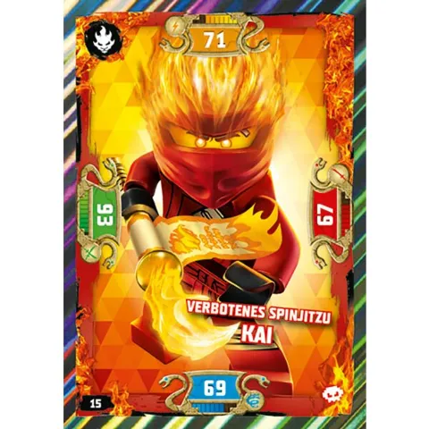 NINJAGO Trading Card Game (German) Series 5 - # 15 Verbotenes Spinjitzu Kai