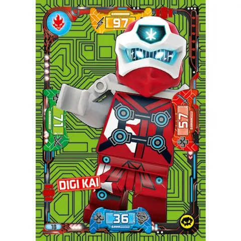 NINJAGO Trading Card Game (German) Series 5 - # 18 Digi Kai