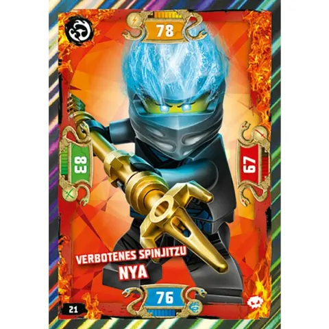 NINJAGO Trading Card Game (German) Series 5 - # 21 Verbotenes Spinjitzu Nya