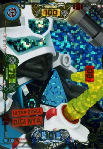 NINJAGO Trading Card Game (German) Series 5 - # 22 Ultra Duell Digi Nya