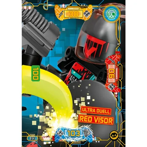 NINJAGO Trading Card Game (German) Series 5 - # 23 Ultra Duell Red Visor