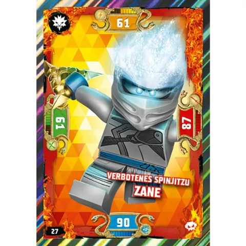 NINJAGO Trading Card Game (German) Series 5 - # 27 Verbotenes Spinjitzu Zane