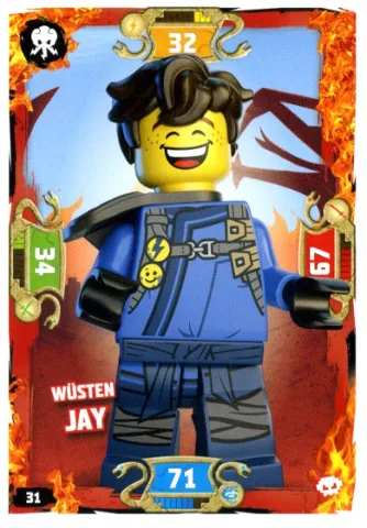 NINJAGO Trading Card Game (German) Series 5 - # 31 Wüsten Jay