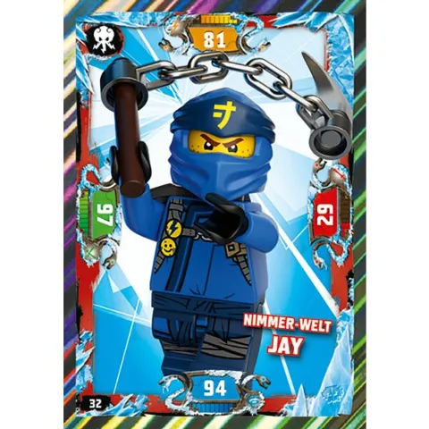 NINJAGO Trading Card Game (German) Series 5 - # 32 Nimmer-Welt Jay
