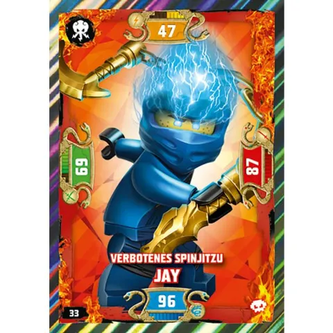 NINJAGO Trading Card Game (German) Series 5 - # 33 Verbotenes Spinjitzu Jay