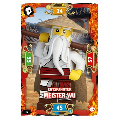 NINJAGO Trading Card Game (German) Series 5 - # 37 Entspannter Meister Wu