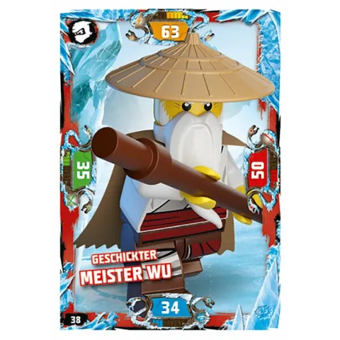 NINJAGO Trading Card Game (German) Series 5 - # 38 Geschickter Meister Wu