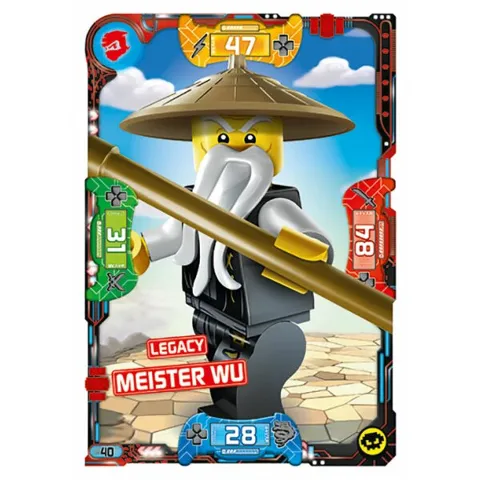 NINJAGO Trading Card Game (German) Series 5 - # 40 Legacy Meister Wu