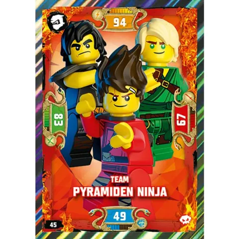 NINJAGO Trading Card Game (German) Series 5 - # 45 Team Pyramiden Ninja
