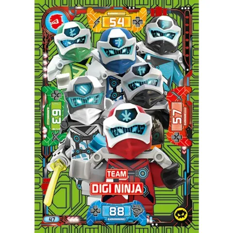NINJAGO Trading Card Game (German) Series 5 - # 47 Team Digi Ninja