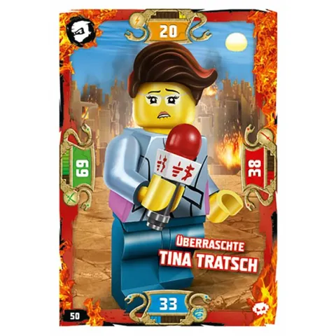 NINJAGO Trading Card Game (German) Series 5 - # 50 Überraschte Tina Tratsch