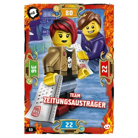 NINJAGO Trading Card Game (German) Series 5 - # 53 Team Zeitungsausträger