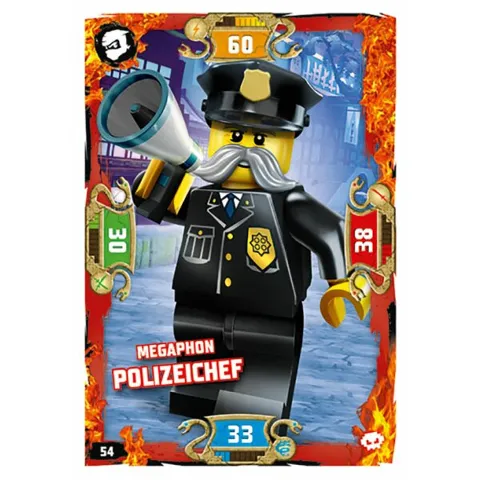 NINJAGO Trading Card Game (German) Series 5 - # 54 Megaphon Polizeichef