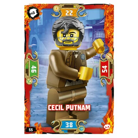 NINJAGO Trading Card Game (German) Series 5 - # 55 Cecil Putnam