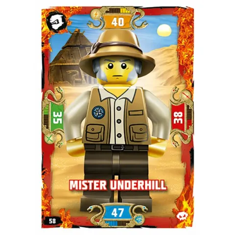 NINJAGO Trading Card Game (German) Series 5 - # 58 Mister Underhill
