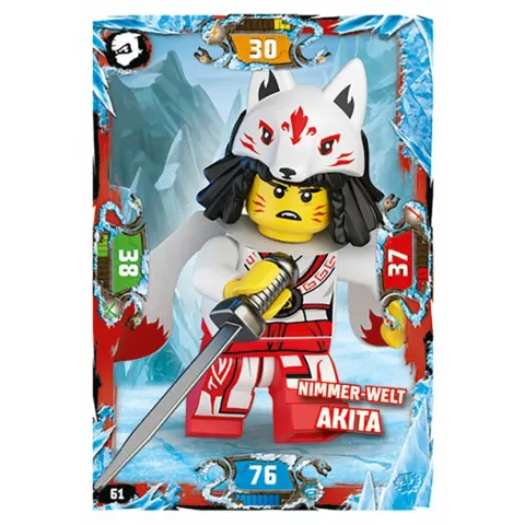 NINJAGO Trading Card Game (German) Series 5 - # 61 Nimmer-Welt Akita