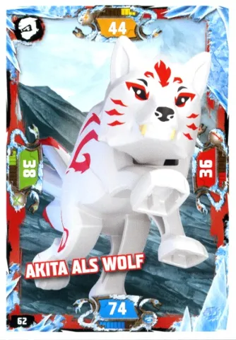 NINJAGO Trading Card Game (German) Series 5 - # 62 Akita als Wolf