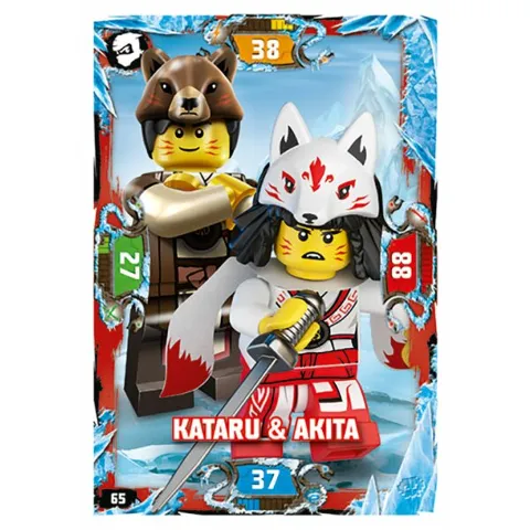 NINJAGO Trading Card Game (German) Series 5 - # 65 Katuru & Akita