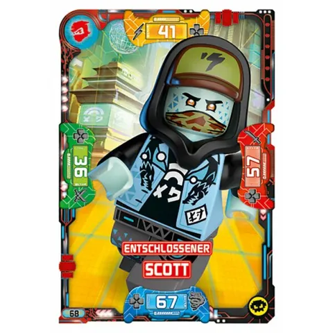 NINJAGO Trading Card Game (German) Series 5 - # 68 Entschlossener Scott