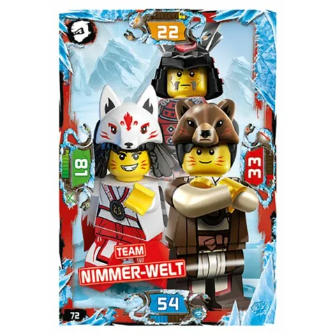 NINJAGO Trading Card Game (German) Series 5 - # 72 Team Nimmer-Welt